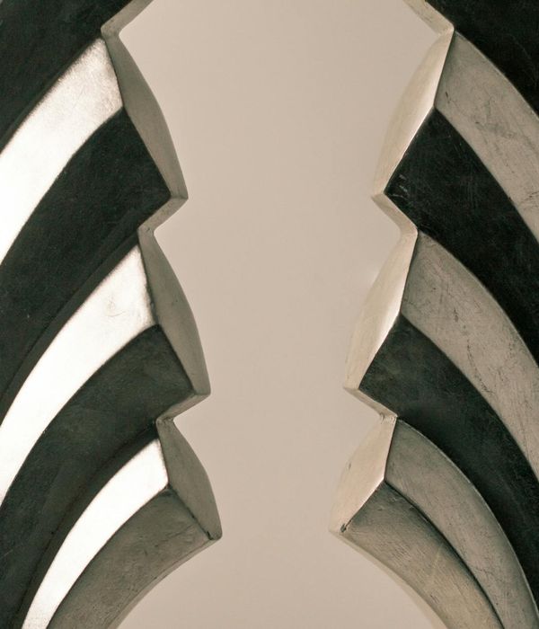 Symmetrical abstract lines representing daily physical balance